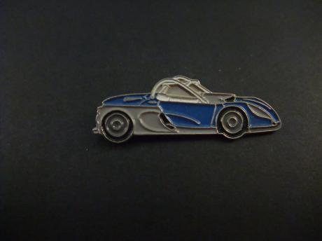 Renault oldtimer racewagen blauw
